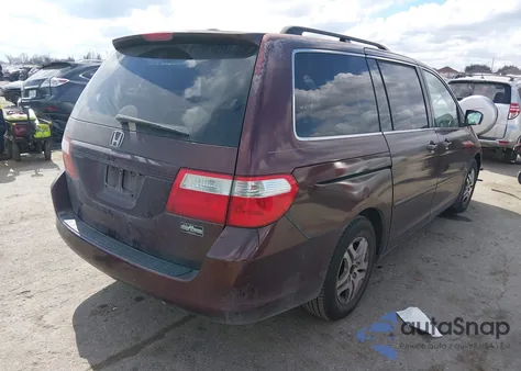 2007 Honda Odyssey Ex-L z USA, uszkodzony, nr VIN 5FNRL38747B093733
